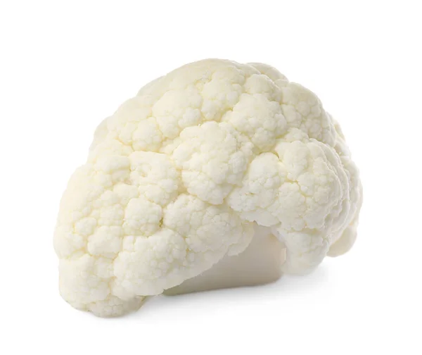Cut Fresh Raw Cauliflower White Background — Stock Photo, Image
