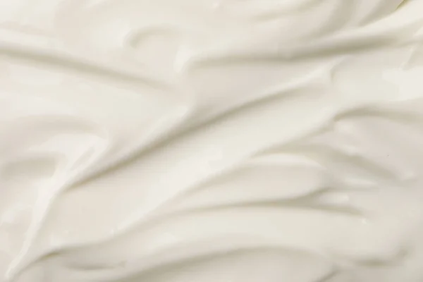 Delicious Organic Yogurt Background Top View — Zdjęcie stockowe