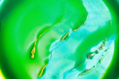 Beautiful abstract ink painting as background, top view