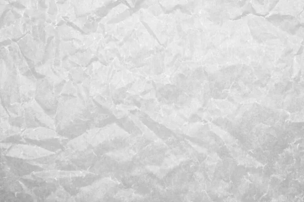 Textur Aus Zerknittertem Weißen Backpapier Als Hintergrund Draufsicht — Stockfoto
