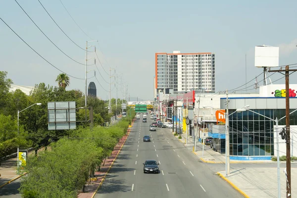 San Pedro Garza Garcia Mexico Αυγούστου 2022 Αυτοκίνητα Μποτιλιάρισμα Στο — Φωτογραφία Αρχείου
