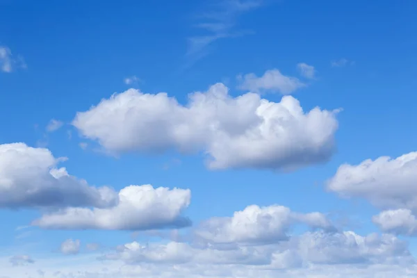 Pintoresco Cielo Azul Con Nubes Blancas Día Soleado — Foto de Stock