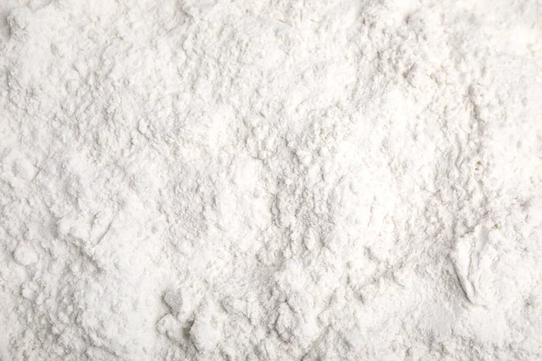 Pile Wheat Flour Background Top View — Stock Photo, Image