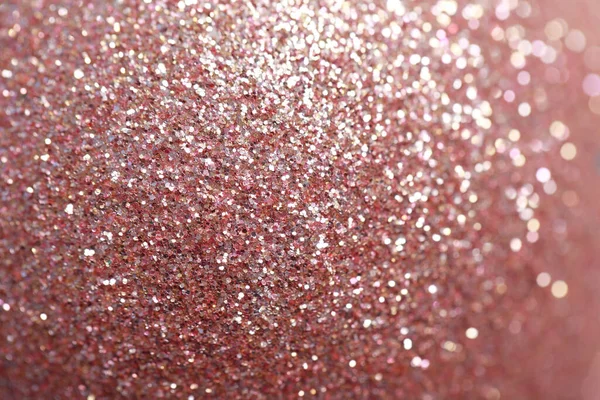 Όμορφη Ροζ Χρυσό Λαμπερό Glitter Φόντο Closeup — Φωτογραφία Αρχείου