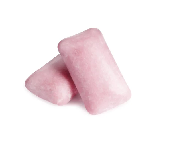 Chutné Sladké Žvýkačky Bílém Pozadí — Stock fotografie