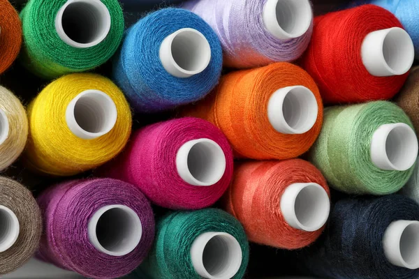 Vibrant Variety Of Sewing Threads Creating A Textured Background, Yarn,  Wool, Thread Background Image And Wallpaper for Free Download