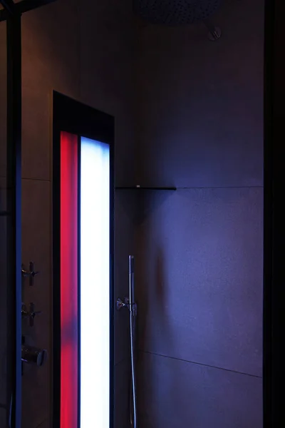 stock image Modern shower with Infrared spectrum and UV light