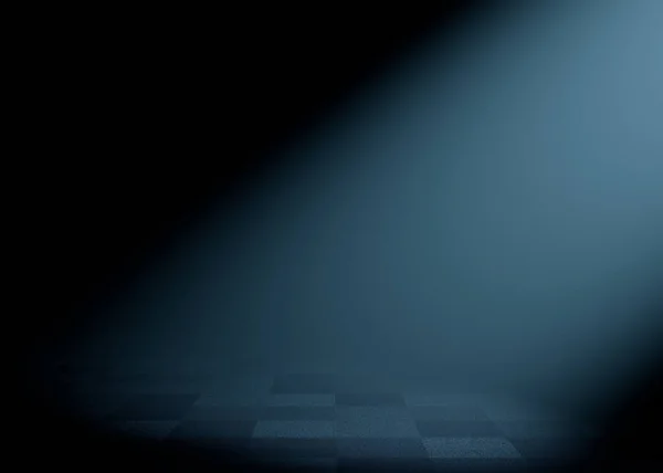 暗い部屋で明るいスポットライト 性能装置 — ストック写真