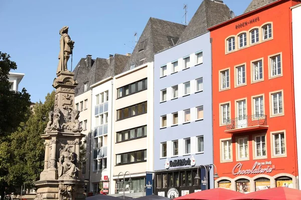 Colônia Alemanha Agosto 2022 Belos Edifícios Residenciais Rua Cidade — Fotografia de Stock