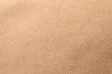 Arkaplan olarak Kraft kağıt yaprağının dokusu, yakın plan