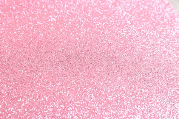Όμορφο Ροζ Λαμπερό Glitter Φόντο Κορυφαία Άποψη — Φωτογραφία Αρχείου