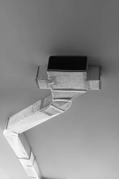 Потолок Системой Вентиляции Помещении Вид Снизу — стоковое фото