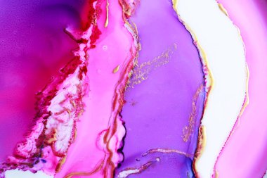 Beautiful abstract ink painting as background, top view