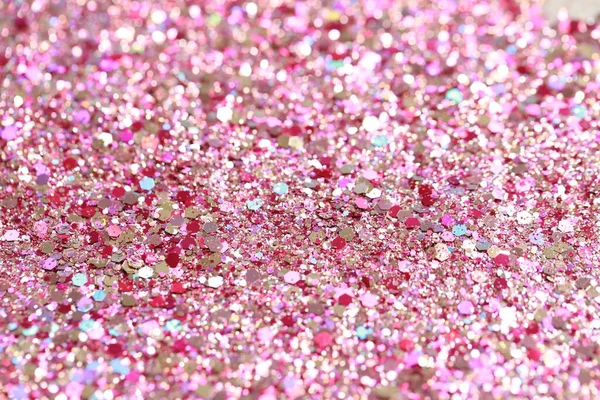 Όμορφη Ροζ Λαμπερό Glitter Φόντο Closeup — Φωτογραφία Αρχείου