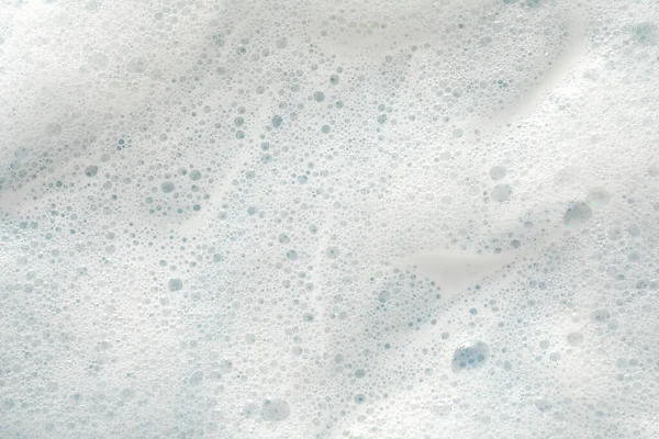 Wit Wasschuim Als Achtergrond Bovenaanzicht — Stockfoto