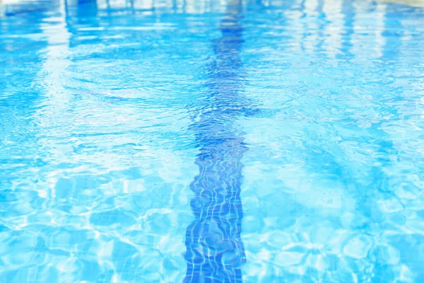 Outdoor Swimming Pool Clear Rippled Water — Stock Photo, Image