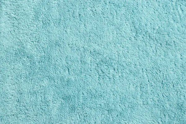 Miękki Niebieski Ręcznik Jako Tło Widok Góry — Zdjęcie stockowe