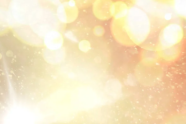 Schöne Abstrakte Hintergrund Mit Defokussierten Goldenen Lichtern — Stockfoto