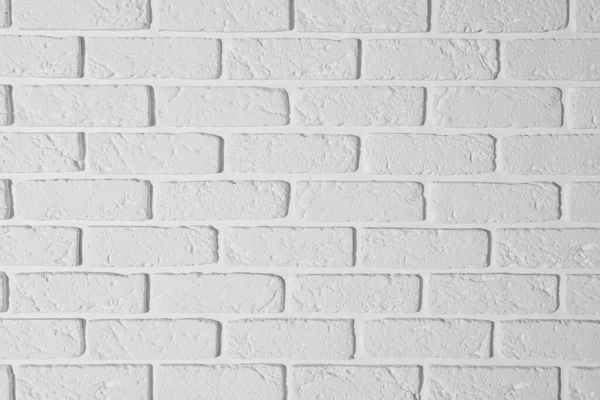 Texture Mur Briques Blanches Comme Fond — Photo
