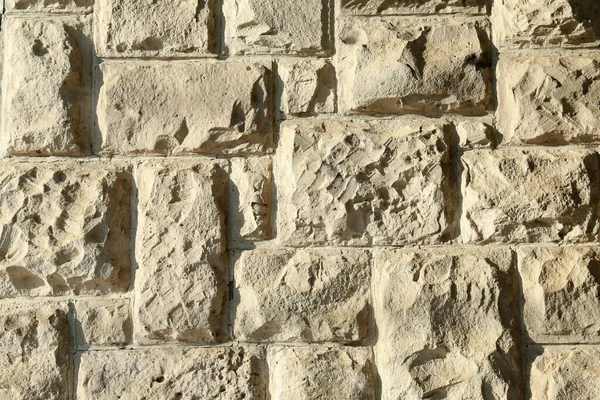Texture Beige Brick Wall Background — 스톡 사진