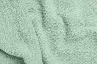 Yumuşak buruşuk havlu arka plan olarak, üst görünüm