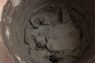 Yapışkan karışımlı kovanın yakın görüntüsü