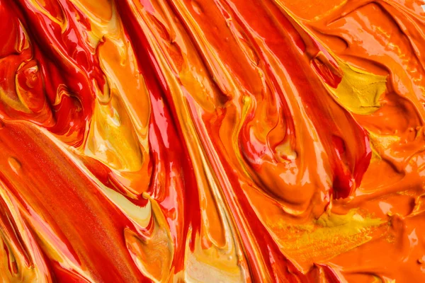Beautiful Strokes Colorful Oil Paints Background Closeup — Foto Stock