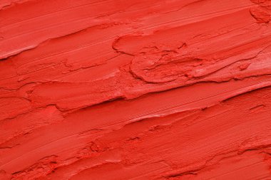 Arkaplan olarak parlak ruj dokusu, üst görünüm