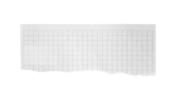 白い背景に紙のピース テキストのスペース — ストック写真