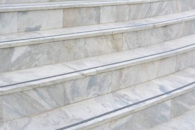 Merdiven döşenmiş, yakın görüş. Giriş tasarımı