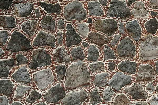 Textura Pared Piedra Gris Como Fondo Primer Plano — Foto de Stock