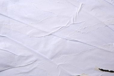 Yırtık kağıt posteri dokusu, yakın çekim görünümü