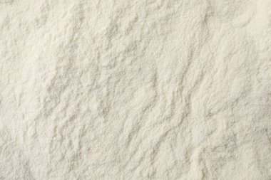 Arka plan olarak organik agar-agar tozu, üst görünüm