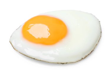 Yumurtanın sarısı beyaza izole edilmiş.