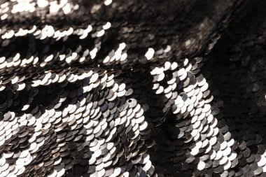 Arka plan olarak güzel altın pulların dokusu, yakın plan