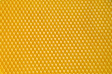 Arka plan olarak doğal balmumu sayfası, üst görünüm