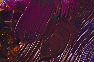 Colorful acrylic paints as background, closeup view