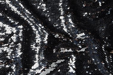 Arkaplan olarak güzel parlak pulların dokusu, yakın plan