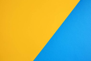 Colorful sheets of paper as background, top view