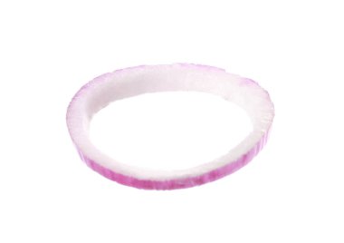 Beyaz izole burger için soğan Halka