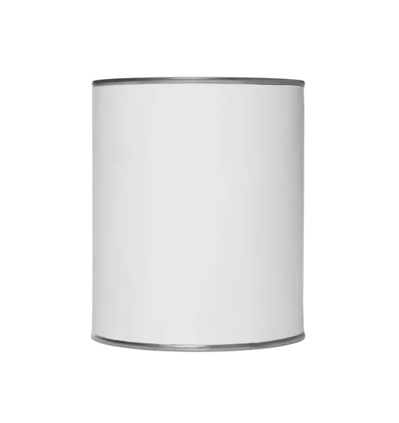 Metal Can Paint White Background — Stock Photo, Image