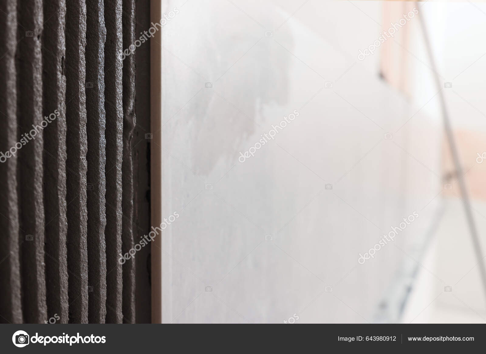 Adhesive Mix Tiles On Wall Indoors Stock Photo 2230229803
