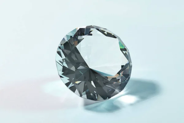 Beautiful Dazzling Diamond Turquoise Background Closeup — Photo