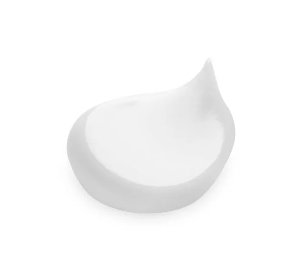 白に単離された化粧品クリームのサンプル — ストック写真