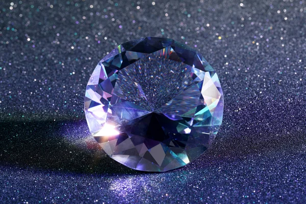 Beautiful Dazzling Diamond Glitter Background Closeup — Stok fotoğraf