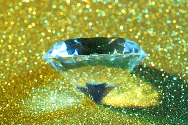 Beautiful Dazzling Diamond Glitter Background Closeup — Stock Photo, Image
