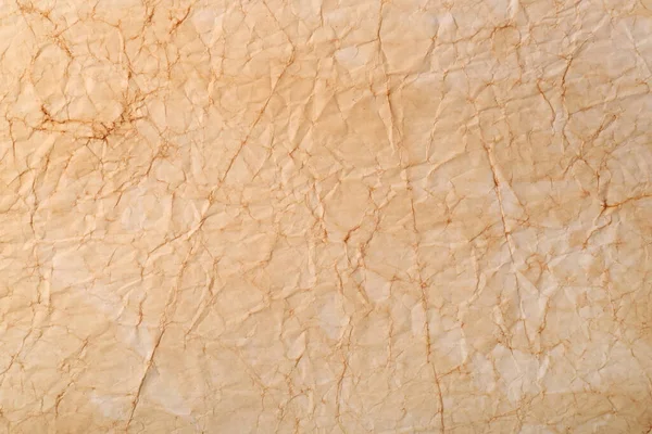 Arkaplan Olarak Eski Parşömen Kağıdı Sayfası Üst Görünüm — Stok fotoğraf