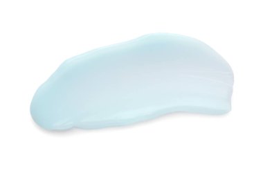 Sample of face cream isolated on white