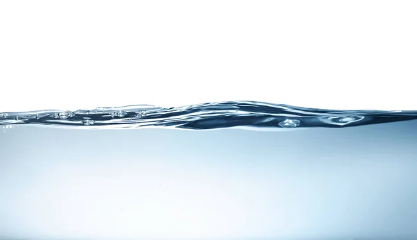 Onda Agua Transparente Sobre Fondo Gris —  Fotos de Stock