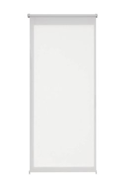 Beyaz arkaplanda şık pencere silindiri